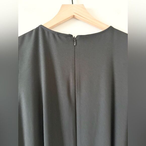 ELOQUII Sleeveless Jumpsuit with Asymmetrical Peplum in Black - Size 14 - Picture 5 of 8